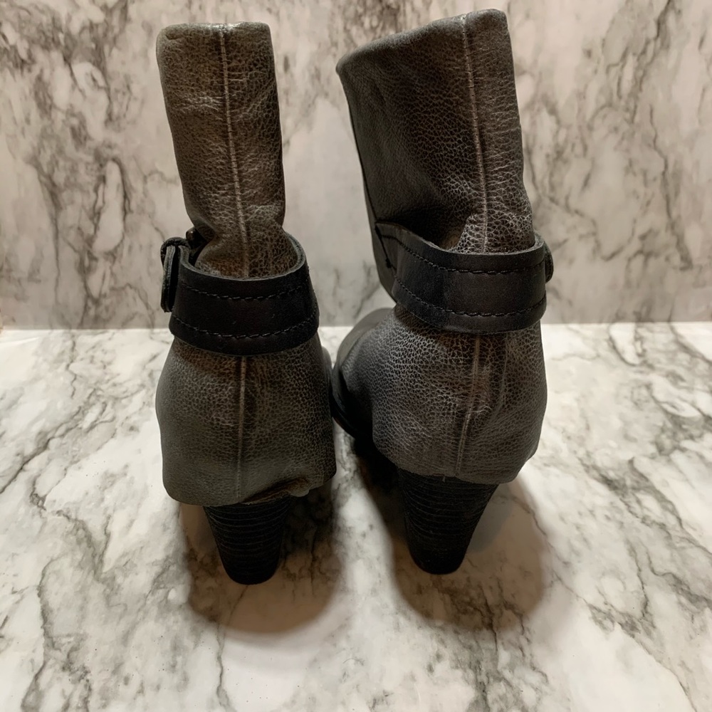 Mojo Moxy | Grey Buckle Detail Booties - Picture 4 of 5